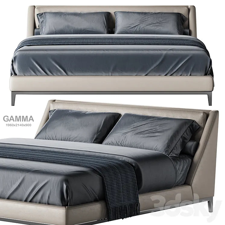 Estetica Gamma bed 2 3DSMAX Model