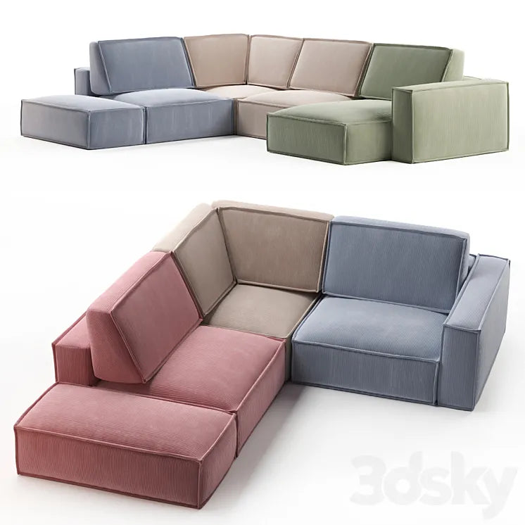 Eten. Modular sofa DIVAN.RU 3DSMAX Model