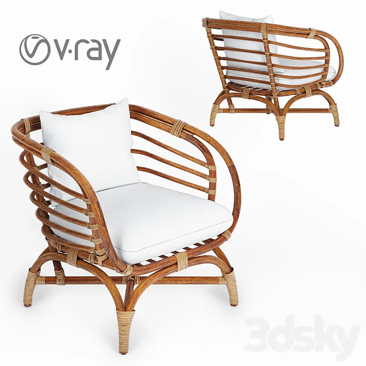 Farah armchair 3DSMAX Model