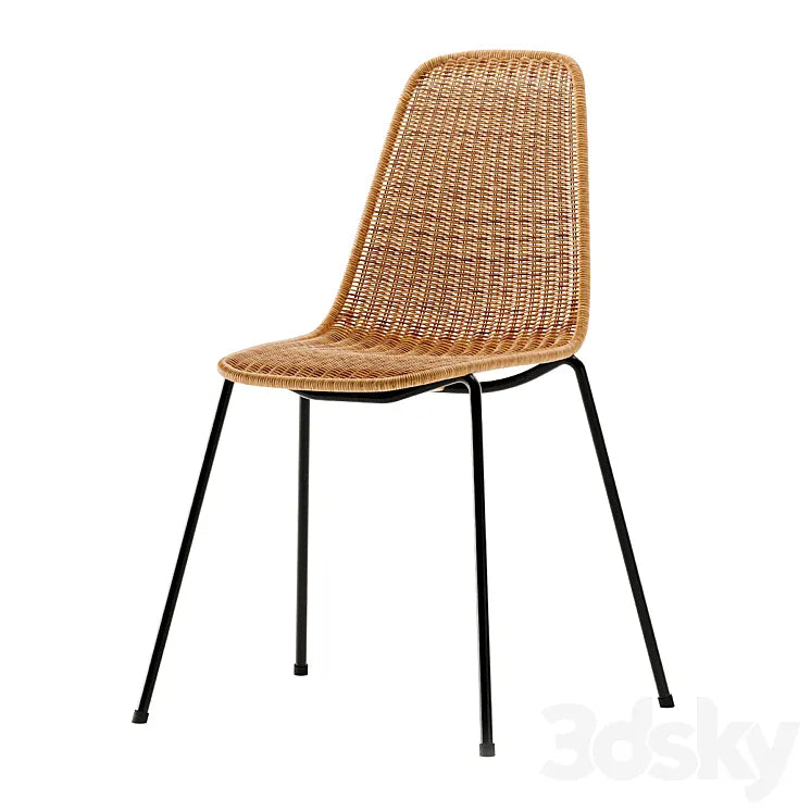 Feelgood Designs basket / rattan chair by Gian Franco Legler / Rattan chair 3DSMAX Model