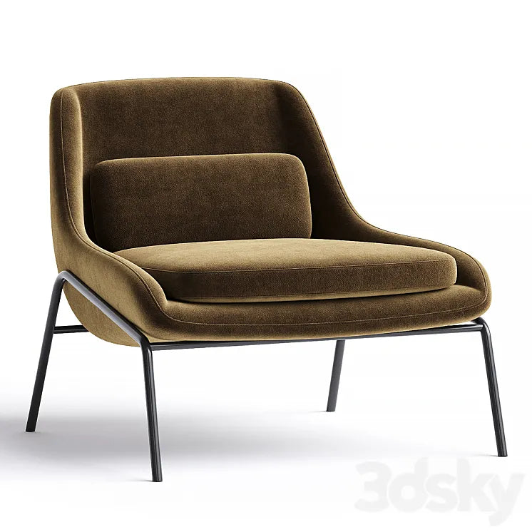 FENCY | Small armchair By Nube Italia 3DSMAX Model