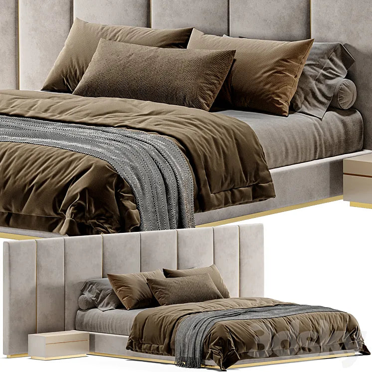 Fendi Casa Delano Bed 3DSMAX Model