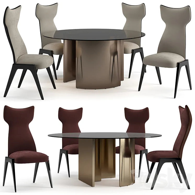 Fendi Casa Dinning set 3DSMAX Model