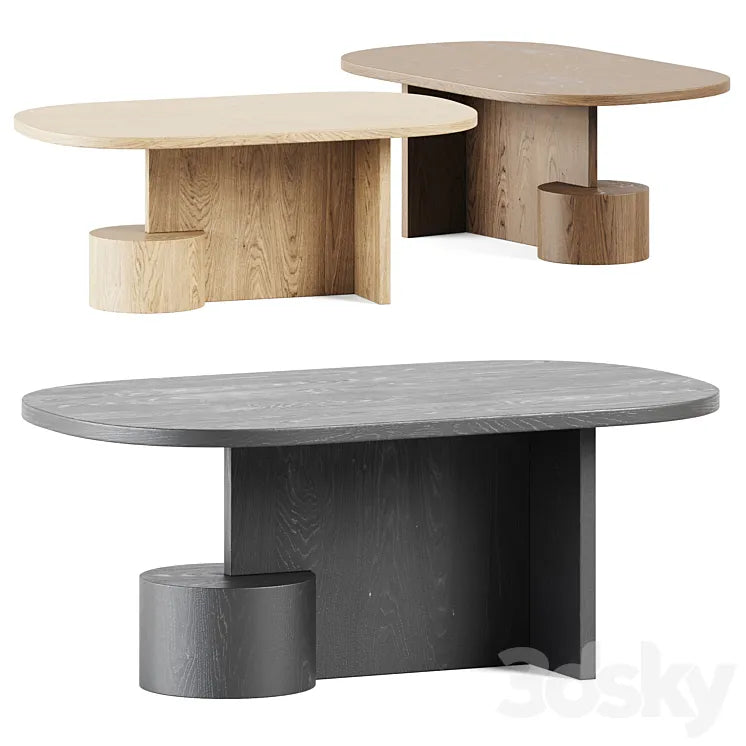 Ferm Living Insert Coffee Table / Wooden Table 3DSMAX Model