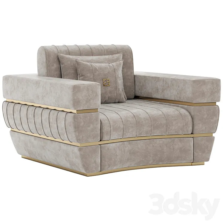 Fertini Casa Luxury Signature Armchair 3DSMAX Model