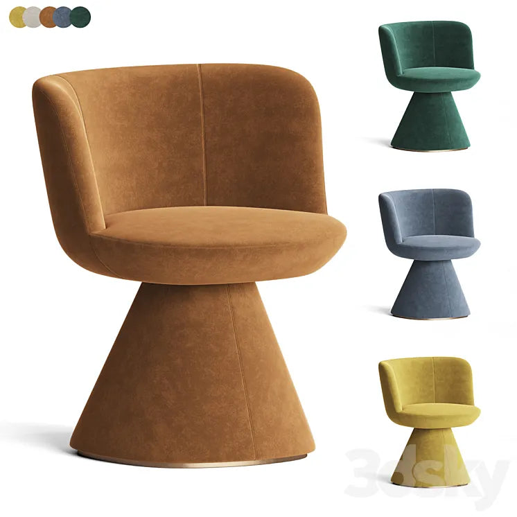 Flair O Dining Chair B&B Italia 3DSMAX Model