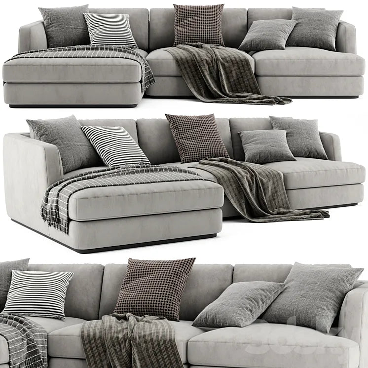 Flexform Barret Chaise Longue Sofa 2 3DSMAX Model