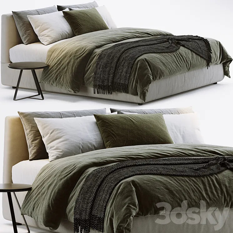 Flou Merkurio Bed 3DSMAX Model