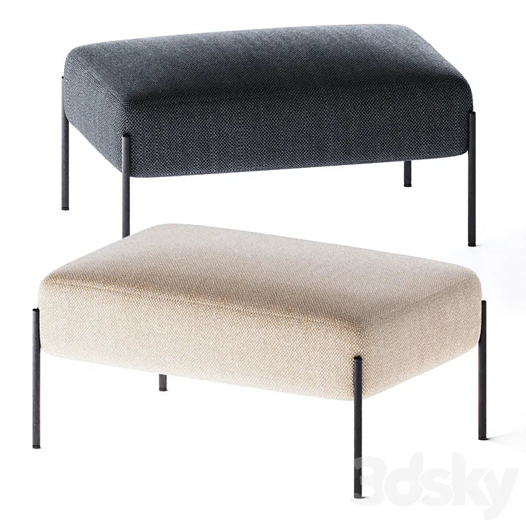 Footstool Paipaï by Ligne Roset 3DSMAX Model