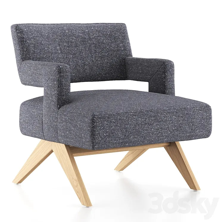 Four Hands / Darlene chair - Thames slate 3DSMAX Model