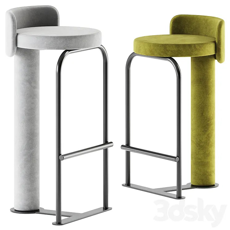 Fox Counter Bar stool by Woo furniture / Bar stool 3DSMAX Model