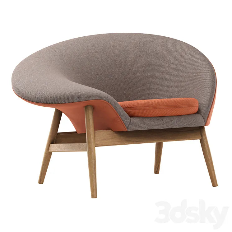 Fried Egg Lounge Chair 3DSMAX Model