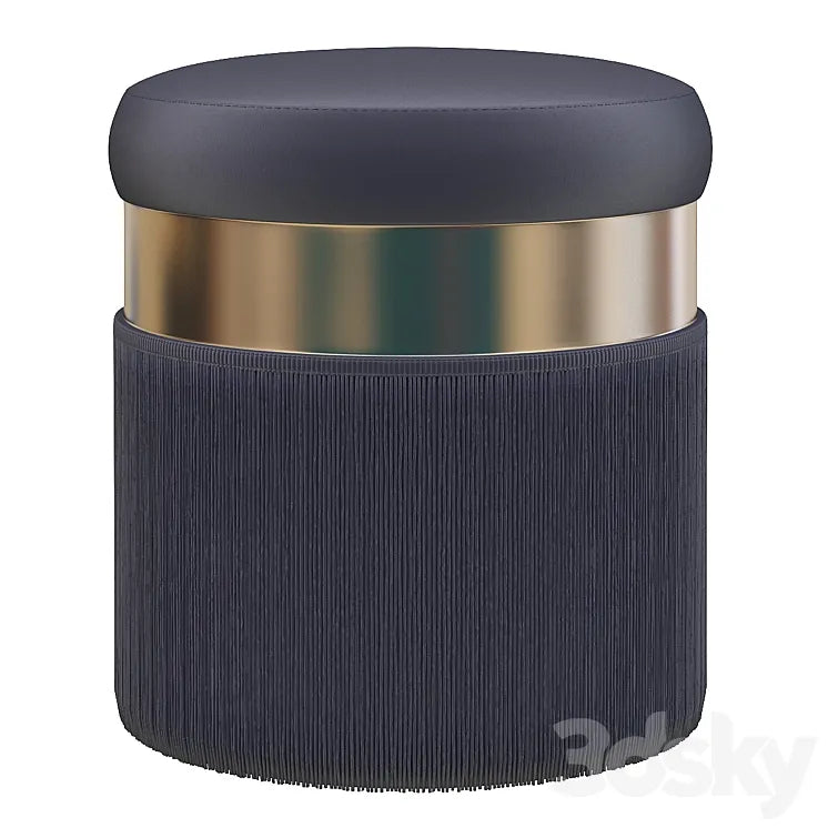 Fuente Upholstered pouf 3DSMAX Model