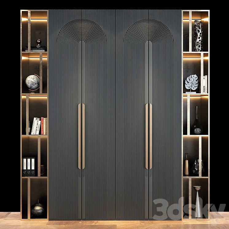 Furniture composition 163 3DSMAX Model