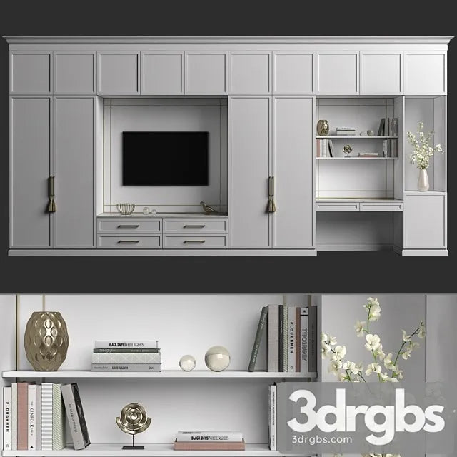 Furniture composition 49 3D Model Free