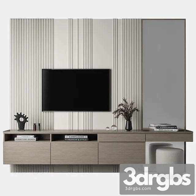 Furniture composition 56 3D Model Free