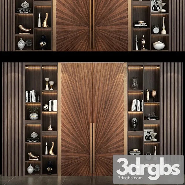 Furniture Composition Set 1 3D Model Free