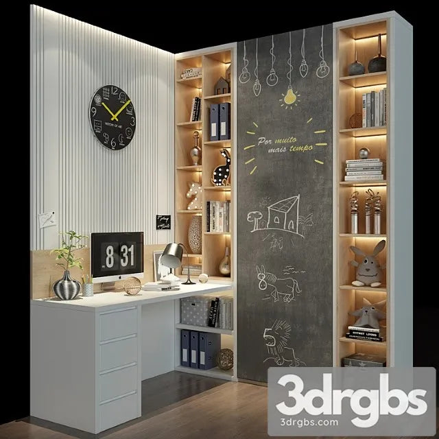 Furniture For A Children 0486 3D Model Free