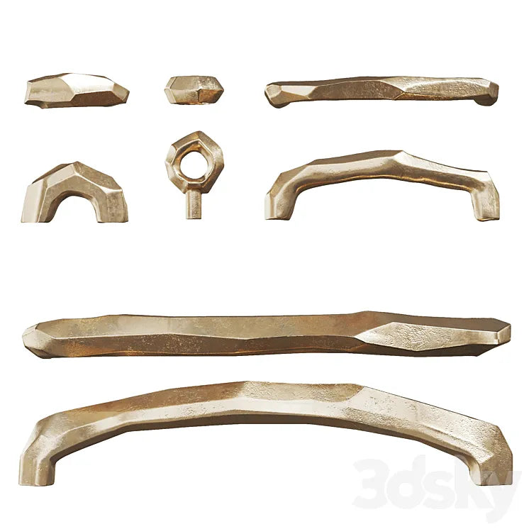 Furniture handles EDGE Vetvi Store 3DSMAX Model