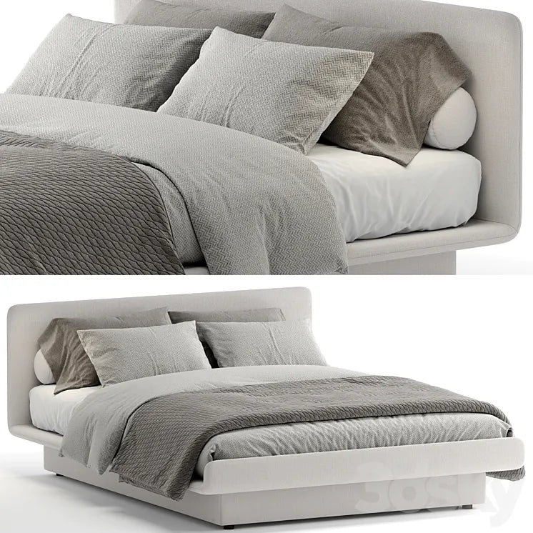 Gallotti&Radice LILAS double bed 3DSMAX Model