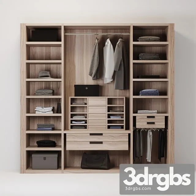 Garderob Poliform 10 3D Model Free