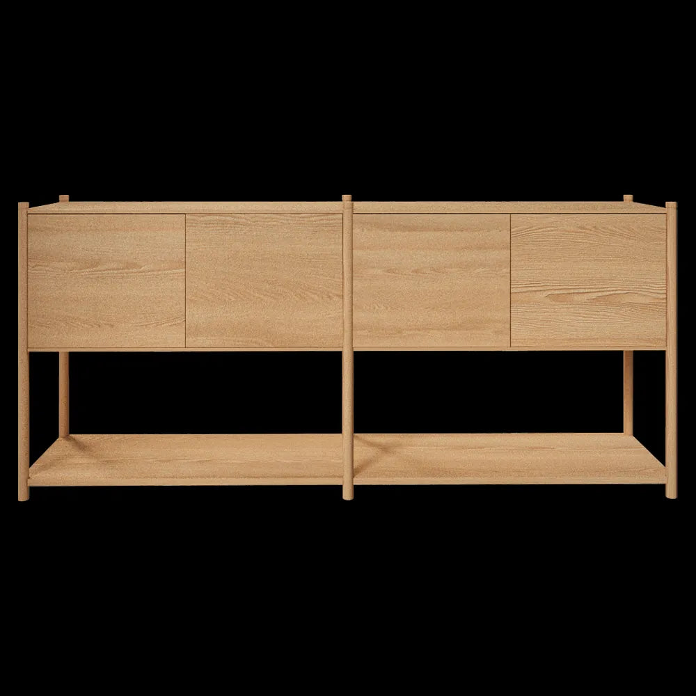 Gejst - Bookcase Sceene H light oak 3ds Max