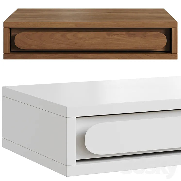 Gemini nightstand by West Elm 3DSMAX Model
