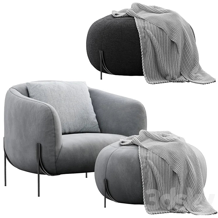 Geo Armchair By Saba 3DSMAX Model