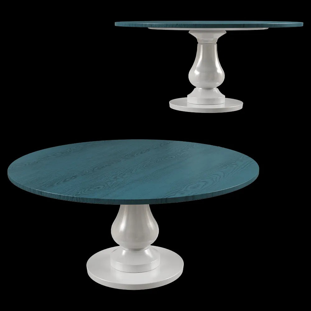 Gervasoni - Round dining table Gray 3ds Max