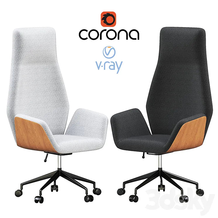 Ginkgo Conference chair 3DSMAX Model