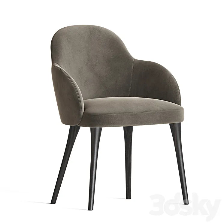 GIulia Velvet Dining Chair Cb2 3DSMAX Model