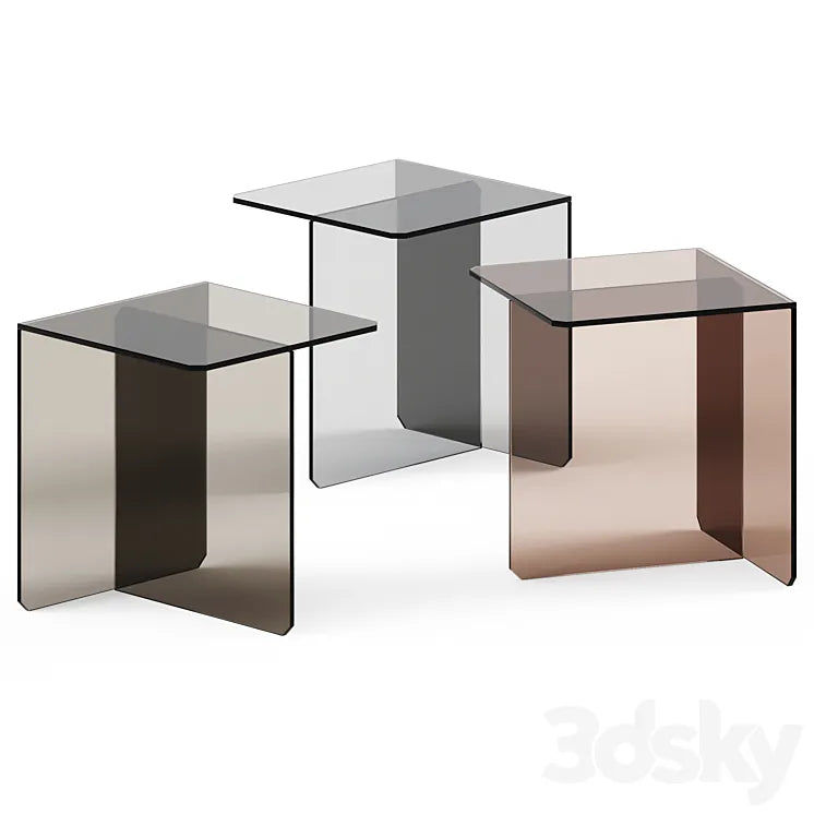Glass coffee table KUM 3DSMAX Model
