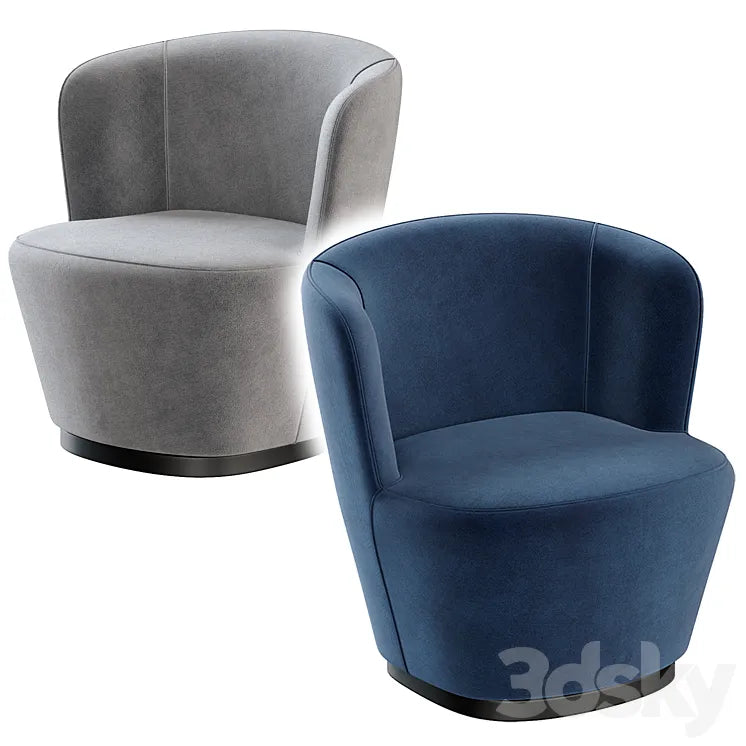 GUBI Stay Lounge Chair 3DSMAX Model