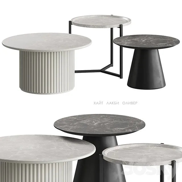 Haight Lucky Oliver tables Divan.ru 3dsMax Model