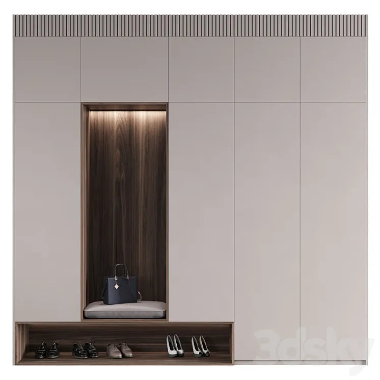 Hallway №2 3DSMAX Model