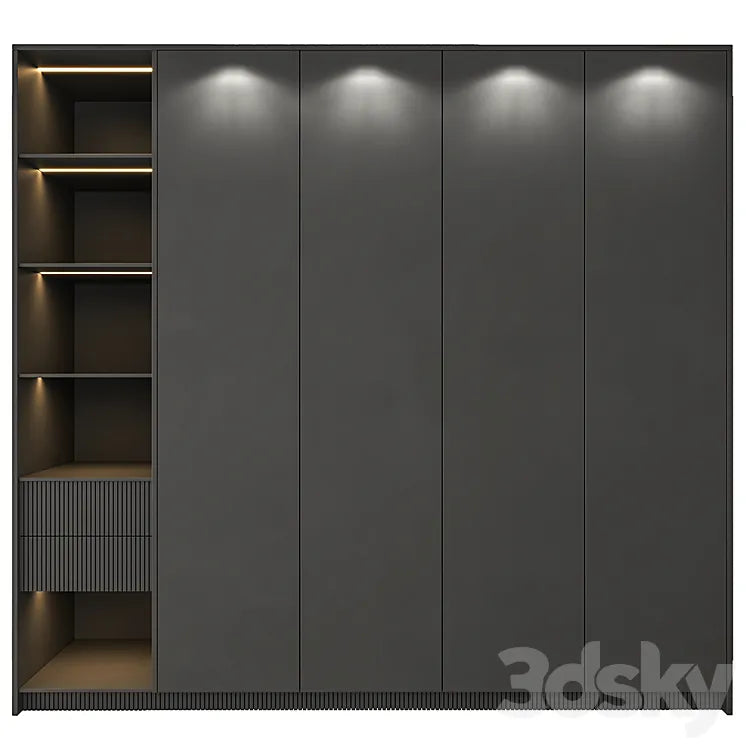 Hallway Brown 3DSMAX Model