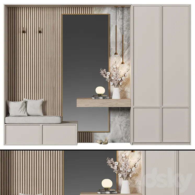 Hallway Composition 201 3DSMAX Model