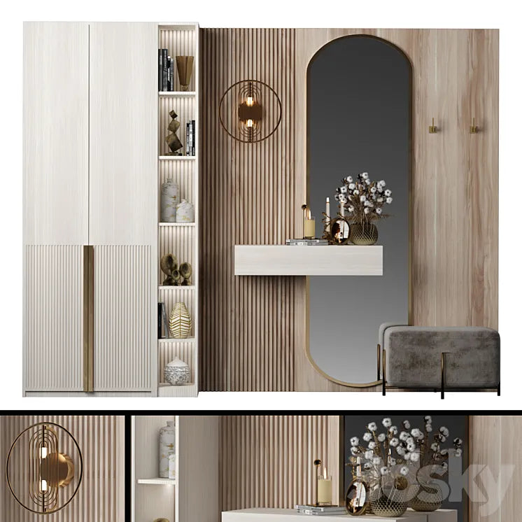 Hallway Composition 3DSMAX Model