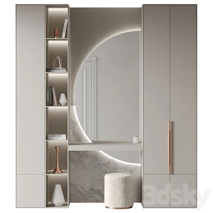 Hallway set 01 3DSMAX Model