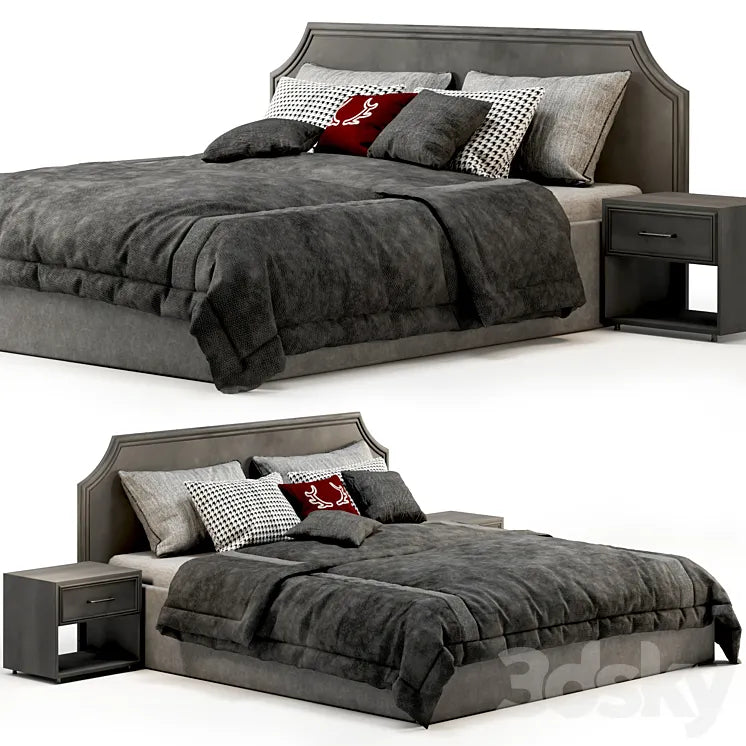 Hamilton bed 3DSMAX Model
