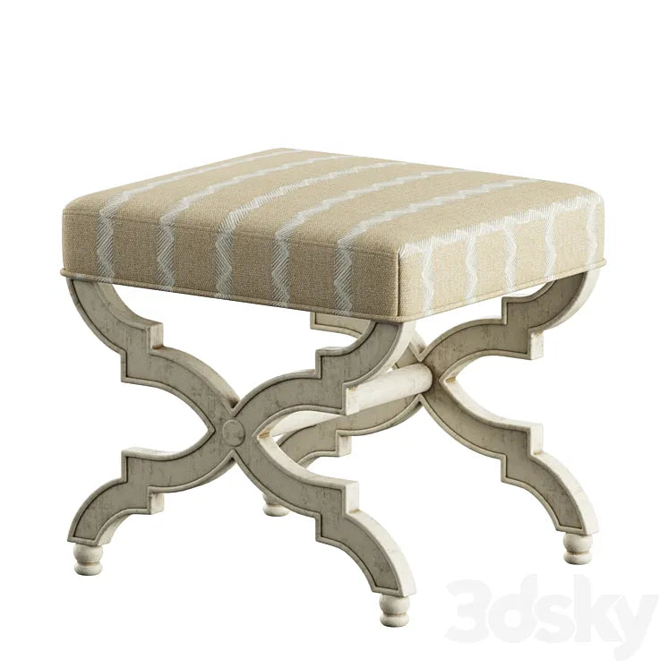 Hampton Ottoman Prymont One Kings Lane 3DSMAX Model
