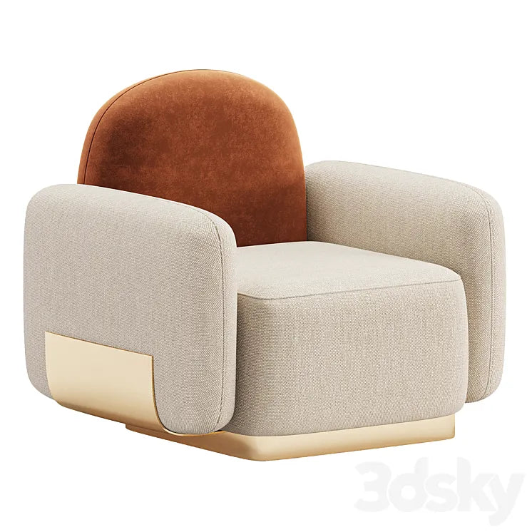 Handy arm chair 3DSMAX Model