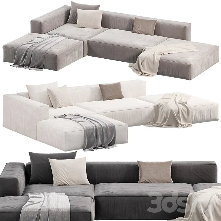 Happy Grafit Loft Sofa Cento sofas 3DSMAX Model
