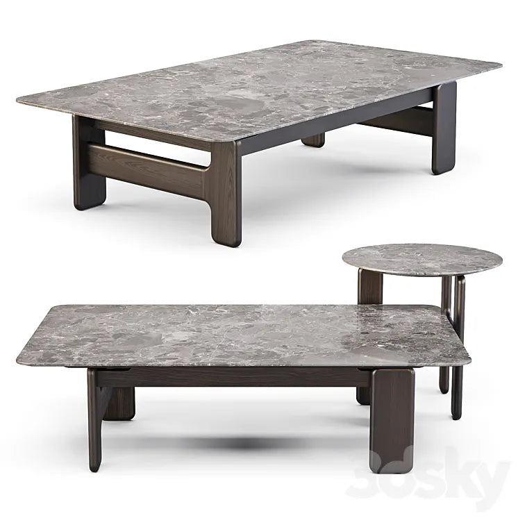 HC28 Cosmo: Fugue - Coffee and Side Tables 3DSMAX Model