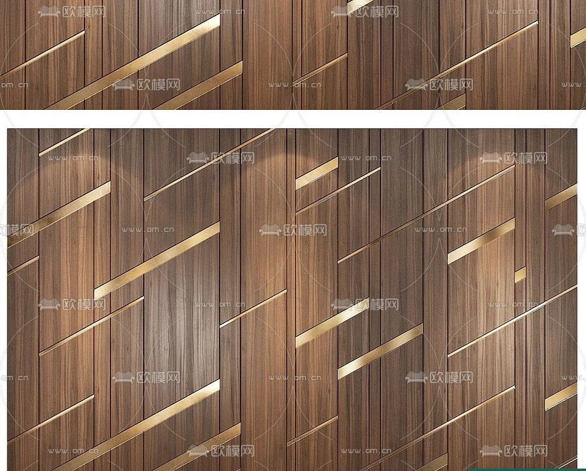 Headboard 3D Model for Bed – Interior 3D – 063