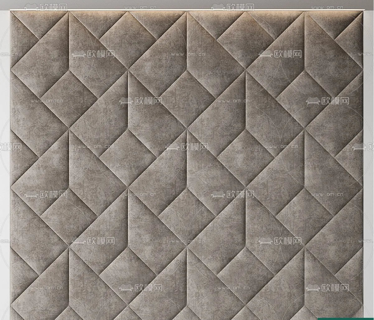 Headboard 3D Model for Bed – Interior 3D – 070