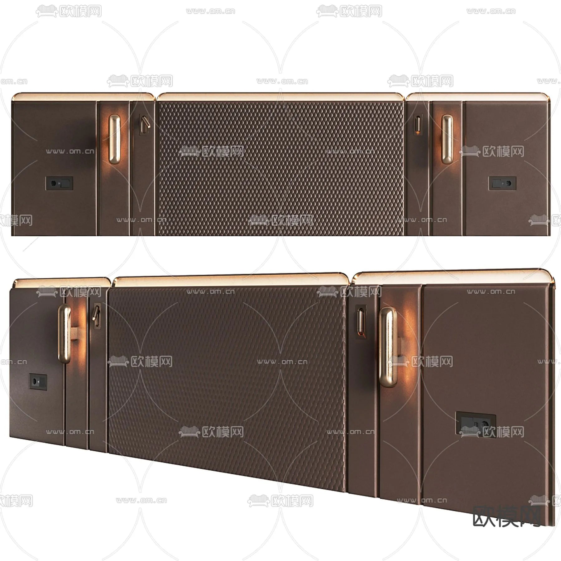 Headboard 3D Model for Bed – Interior 3D – 093