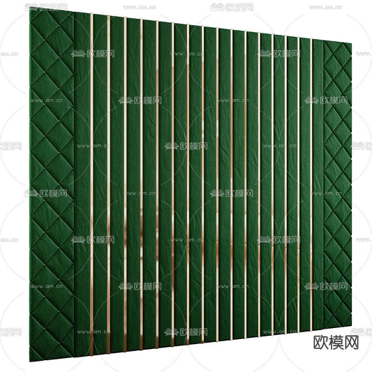 Headboard 3D Model for Bed – Interior 3D – 098