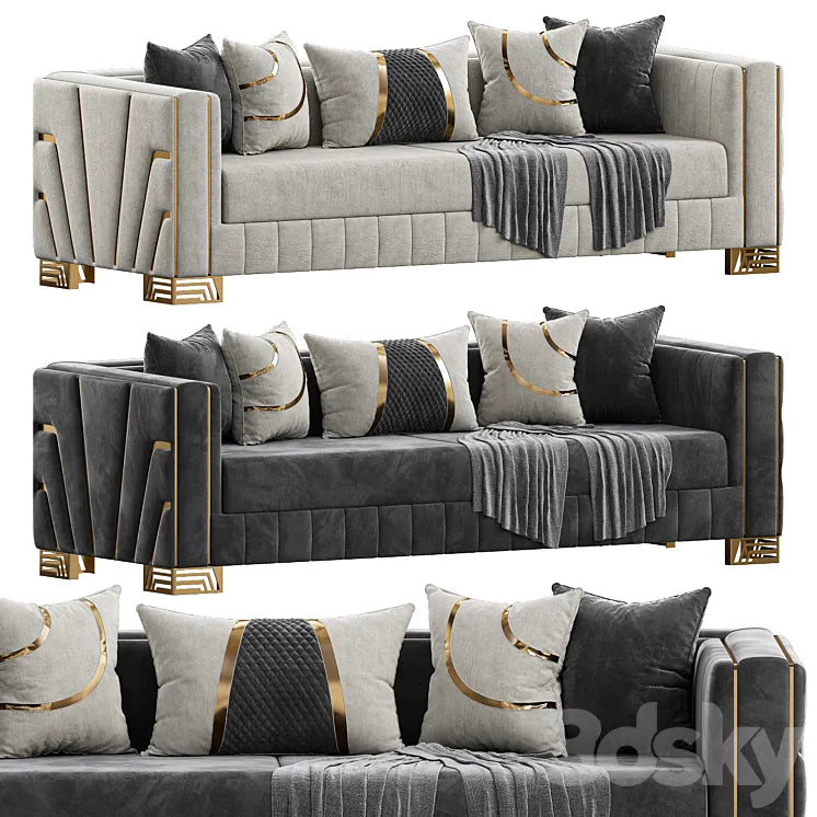 Hermes Salon Takimi Sofa 3DSMAX Model