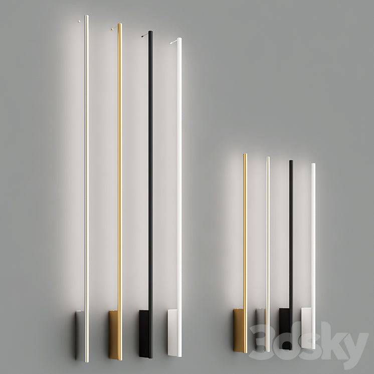Hilow Line Wall Lamp by Panzeri 3DS Max Model
